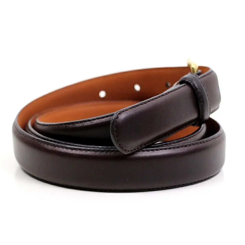 Lands' End BROWN GENUINE LEATHER 1